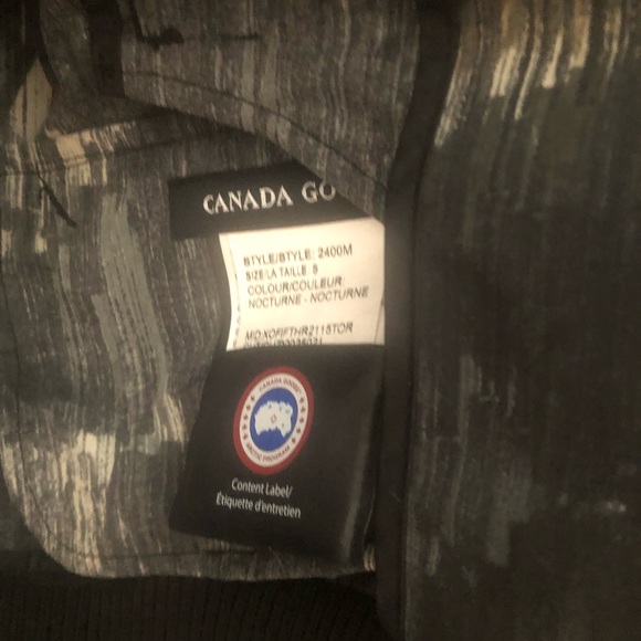 $475 Canada goose men fabor bomber jacket men size small - Picture 7 of 8